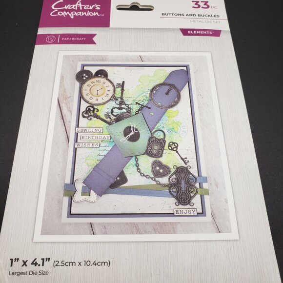 Crafters Campanion Buttons & Buckeles Metal Dies - Picture 3 of 4